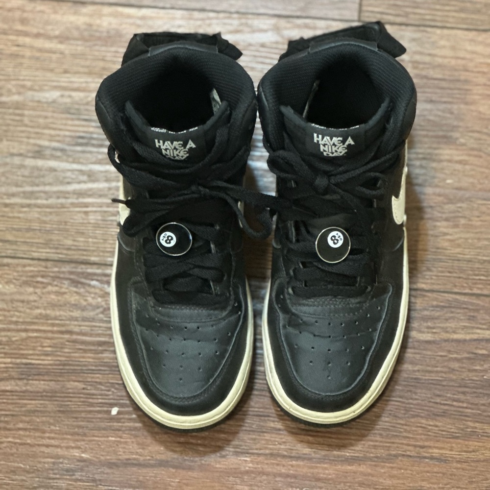 NIKE Air Force Black and White with 8 ball